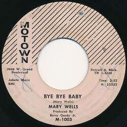 Mary Wells Bye Bye Baby / Please Forgive Me USED VINYL 7INCH 45 RPM