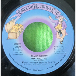 Elaine Garrett What About Me USED VINYL 7INCH 45 RPM