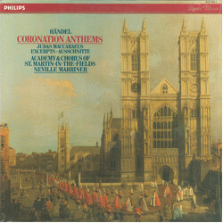 Georg Friedrich Händel / The Academy Of St. Martin-in-the-Fields / Chorus Of St Martin In The Fields / Sir Neville Marriner Coronation Anthems Vinyl L