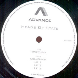 Heads Of State Tonewheel USED VINYL 12INCH 45 RPM 33 S RPM