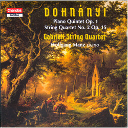 Ernst von Dohnányi / The Gabrieli String Quartet / Wolfgang Manz Piano Quintet Op. 1 / String Quartet No. 2 Op. 15 Vinyl LP USED