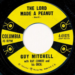 Guy Mitchell / Ray Conniff & His Orchestra The Lord Made A Peanut USED VINYL 7INCH SINGLE 45 RPM