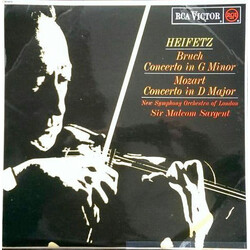 Max Bruch / Wolfgang Amadeus Mozart / Jascha Heifetz / Sir Malcolm Sargent / The New Symphony Orchestra Of London Bruch Concerto In G Minor / Mozart C