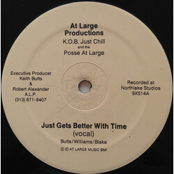 K.O.B / The Posse At Large Just Gets Better With Time USED VINYL 12INCH 33 S RPM
