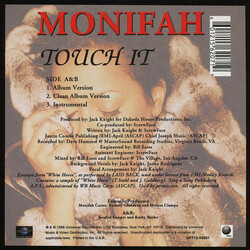 Monifah Touch It USED VINYL 12INCH 33 S RPM