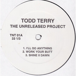 Todd Terry The Unreleased Project USED VINYL 12INCH 33 S RPM MINI-ALBUM