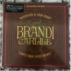 Brandi Carlile Wherever Is Your Heart USED VINYL 7INCH 45 RPM SINGLE LIMITED EDITION