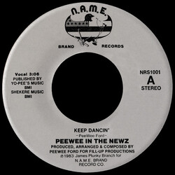 Peewee In The Newz Keep Dancin' USED VINYL 7INCH 45 RPM SINGLE
