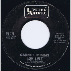 Garnet Mimms Look Away USED VINYL 7INCH 45 RPM SINGLE