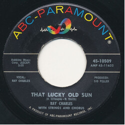 Ray Charles And His Orchestra / Ray Charles That Lucky Old Sun / Ol' Man Time USED VINYL 7INCH 45 RPM