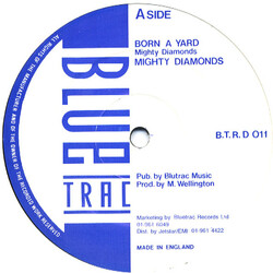 The Mighty Diamonds Born A Yard Vinyl 12" USED