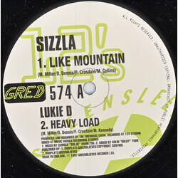 Sizzla / Jah Cure Like Mountain / Chant Rastaman Vinyl 12" USED