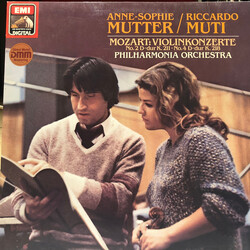 Wolfgang Amadeus Mozart / Anne-Sophie Mutter / Riccardo Muti / Philharmonia Orchestra Violinkonzerte No.2 D-dur K.211 / No.4 D-dur K.218 Vinyl LP USED
