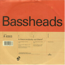 Bassheads Is There Anybody Out There? USED VINYL 7INCH 45 RPM SINGLE