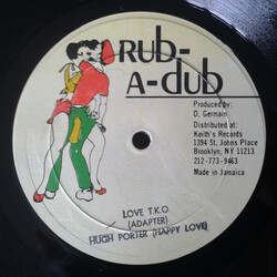 Hugh Porter Love T.K.O. USED VINYL 12INCH MISPRINT