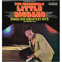 Little Richard The Incredible Little Richard Sings His Greatest Hits Recorded Live Vinyl LP USED