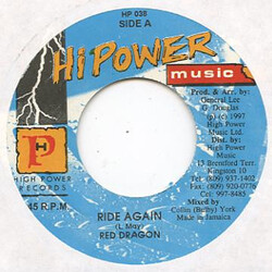 Red Dragon Ride Again USED VINYL 7INCH SINGLE