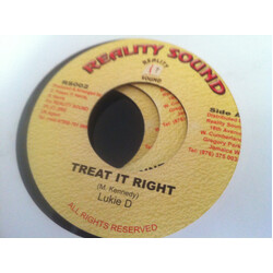 Lukie D Treat It Right USED VINYL 7INCH 45 RPM
