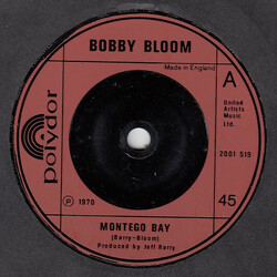 Bobby Bloom Montego Bay USED VINYL 7INCH 45 RPM SINGLE REISSUE