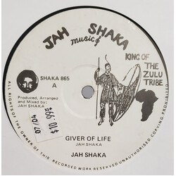 Jah Shaka Giver Of Life / Life Time Dub USED VINYL 12INCH REISSUE