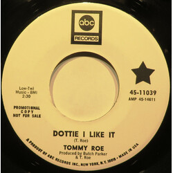 Tommy Roe Dottie I Like It USED VINYL 7INCH 45 RPM PROMO