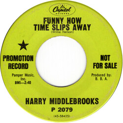 Harry Middlebrooks Funny How Time Slips Away Vinyl USED