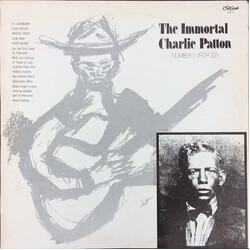 Charley Patton The Immortal Charlie Patton Number 1 Vinyl LP USED