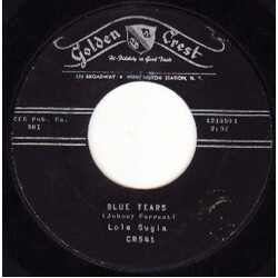 Lola Sugia Blue Tears USED VINYL 7INCH 45 RPM STYRENE