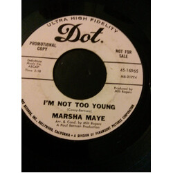 Marsha Maye Get Together With Me USED VINYL 7INCH 45 RPM PROMO
