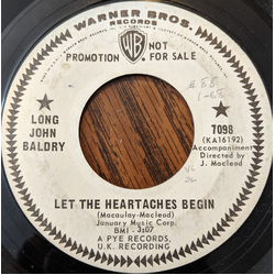 Long John Baldry Let The Heartaches Begin Vinyl 7" USED
