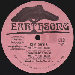 Kim Davis (9) Miss Your Lovin USED VINYL 12INCH 33 S RPM
