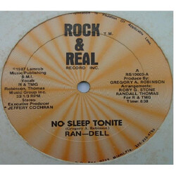 Randall (4) No Sleep Tonite USED VINYL 12INCH 33 S RPM STEREO