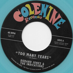 Durand Jones & The Indications Too Many Tears / Cruisin' To The Parque USED VINYL 7INCH 45 RPM SINGLE REISSUE