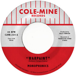 Monophonics Warpaint USED VINYL 7INCH 45 RPM SINGLE