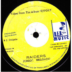 Junior Delgado The Raiders / Raid On Luke Lane USED VINYL 12INCH 45 RPM