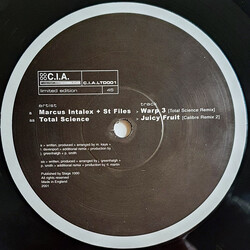Marcus Intalex & ST Files / Total Science Warp 3 / Juicy Fruit (Remixes) USED VINYL LIMITED EDITION 12INCH 45 RPM