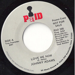 Johnny Adams Love Me Now USED VINYL 7INCH 45 RPM SINGLE PROMO