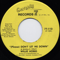 Willie Hobbs (Please) Don't Let Me Down USED VINYL 7INCH 45 RPM