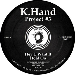 Kelli Hand Project #3 USED VINYL 12INCH 33 S RPM