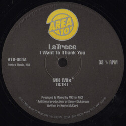 Latrece B. Kinchen I Want To Thank You (The MK Remixes) USED VINYL 12INCH 33 S RPM