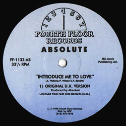 Absolute (2) Introduce Me To Love USED VINYL 12INCH 33 S RPM