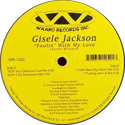 Gisele Jackson Foolin' With My Love USED VINYL 12INCH 33 S RPM