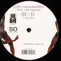 John Consemulder / Lex Empress Rewind To Start (I Wonder) USED VINYL 12INCH 33 S RPM
