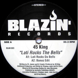 The 45 King Lati Rocks The Bells USED VINYL 12INCH 33 S RPM
