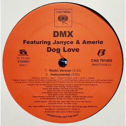 DMX Dog Love USED VINYL 12INCH 33 S RPM PROMO