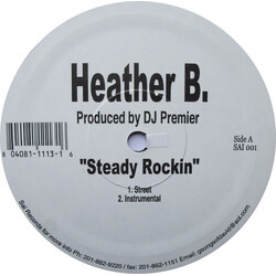 Heather B. Steady Rockin USED VINYL 12INCH 33 S RPM