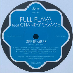 Full Flava / Chantay Savage September USED VINYL 12INCH