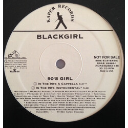 Blackgirl 90's Girl USED VINYL 12INCH PROMO SINGLE