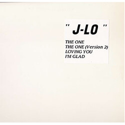 Jennifer Lopez The One USED VINYL 12INCH UNOFFICIAL RELEASE WHITE LABEL