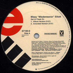 Missy Elliott Get Ur Freak On USED VINYL 12INCH 33 S RPM